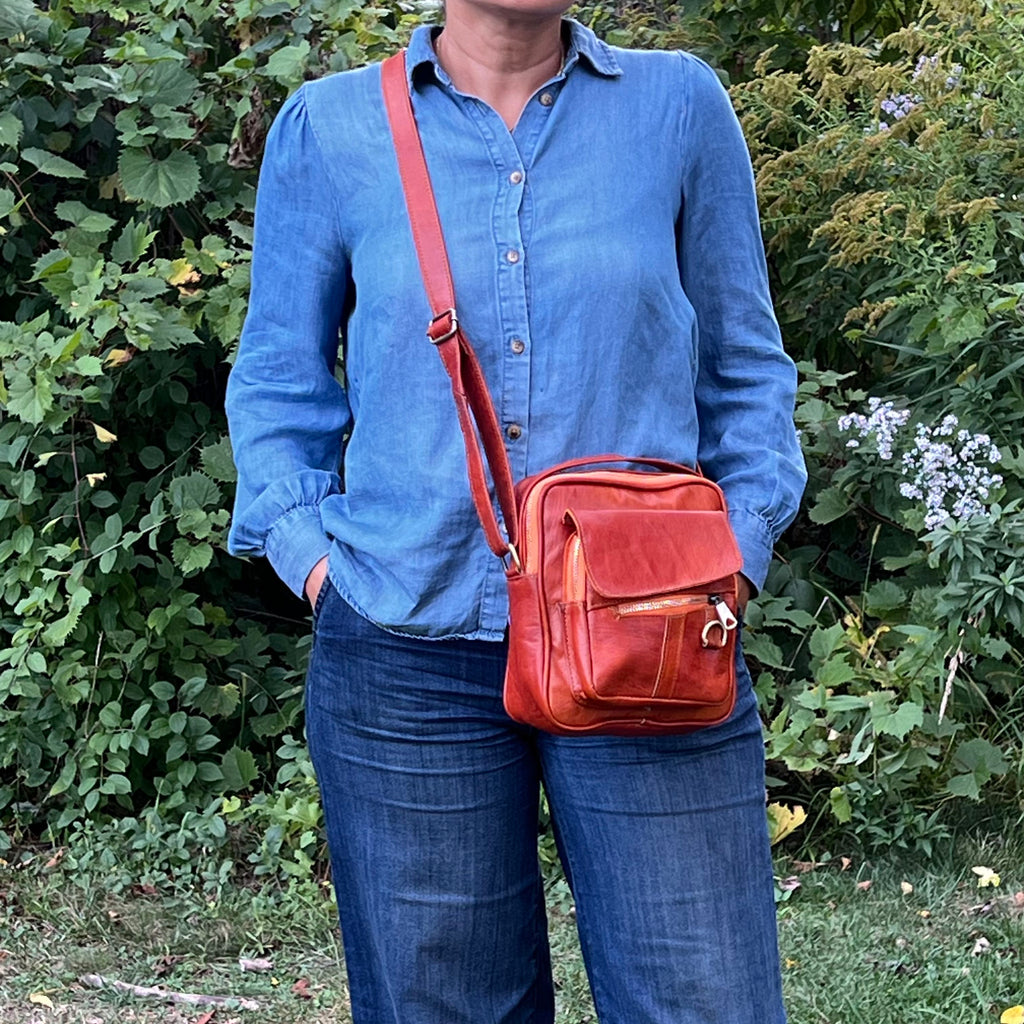 Jayden Leather Crossbody Bag