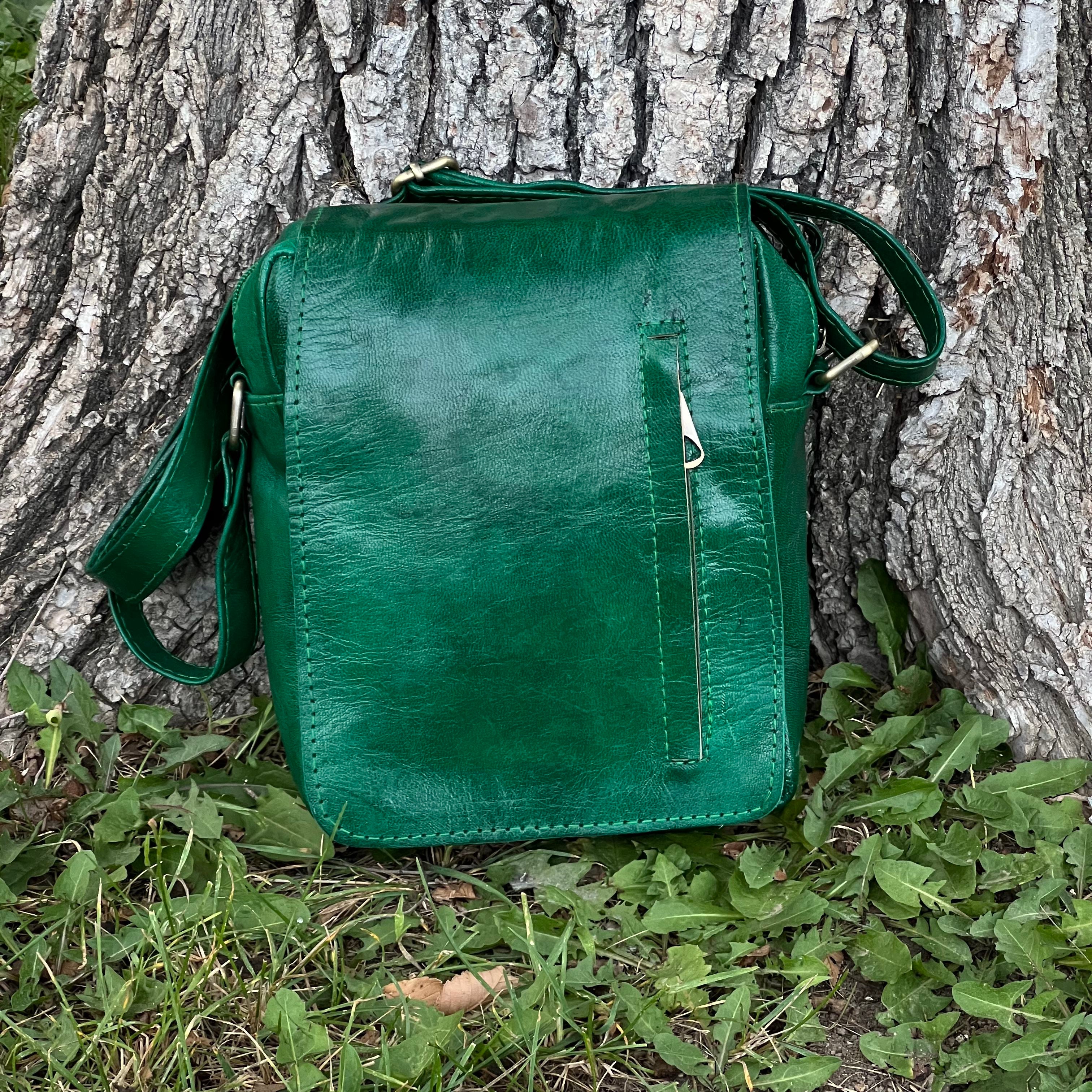 Rene Leather Crossbody Bag