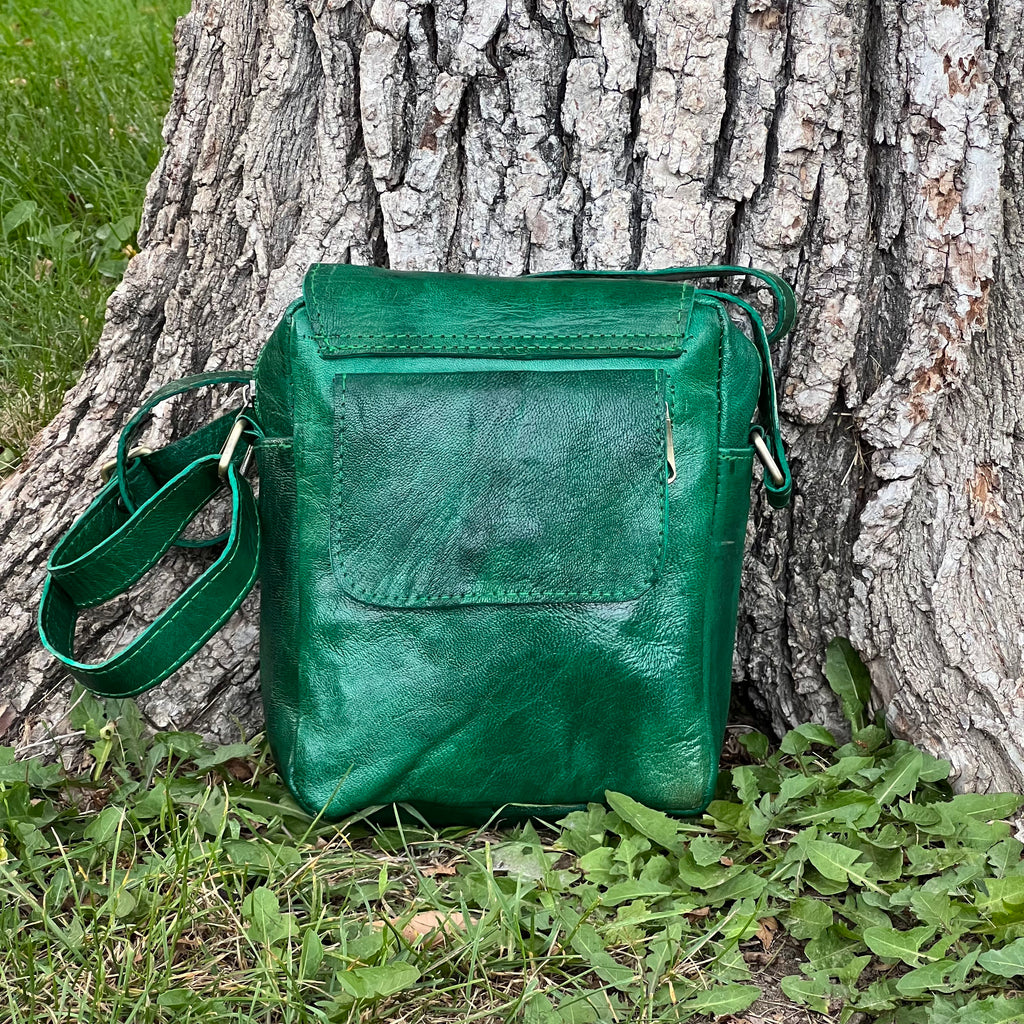 Rene Leather Crossbody Bag