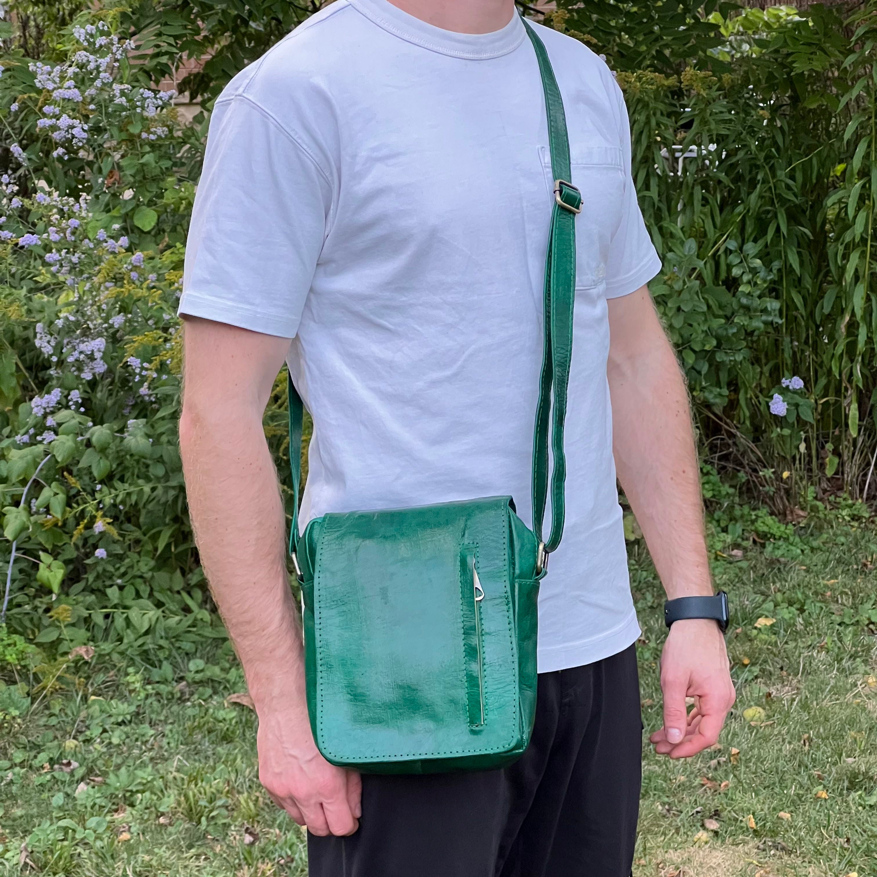 Rene Leather Crossbody Bag