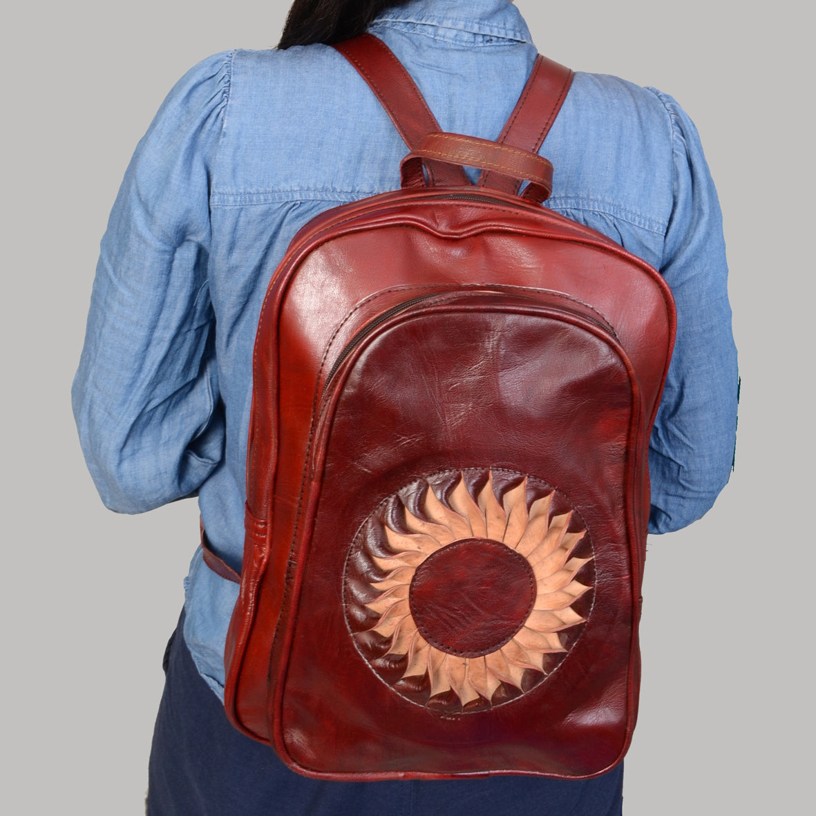 Riley Leather Backpack