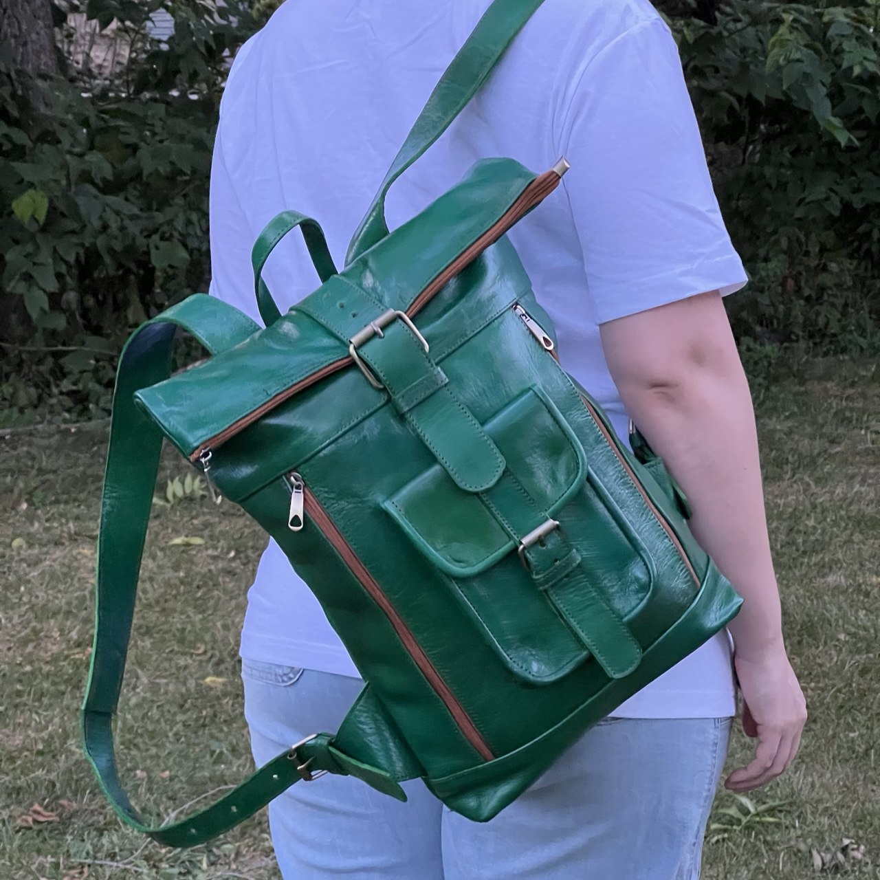 Alex Leather Backpack