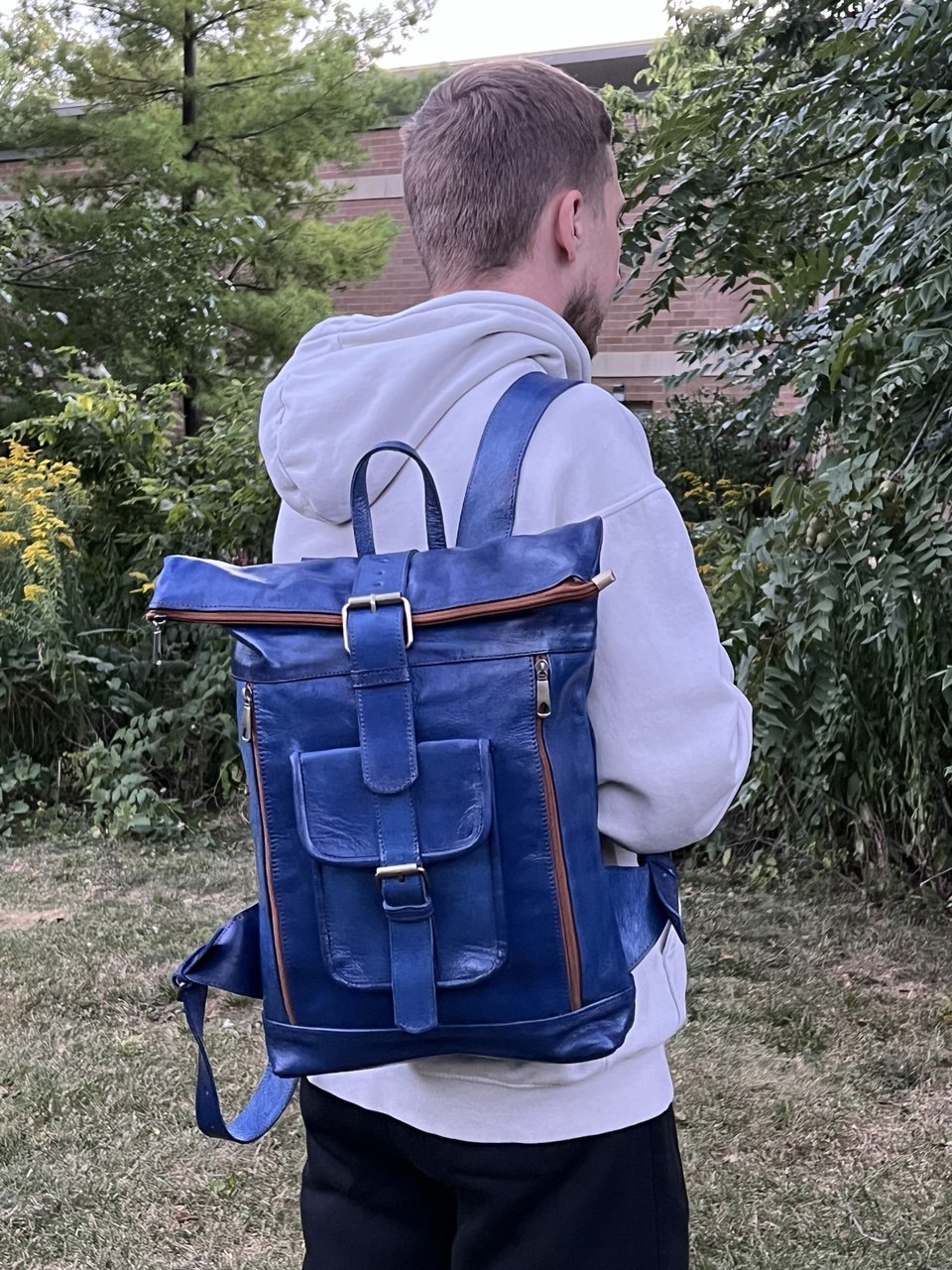 Alex Leather Backpack