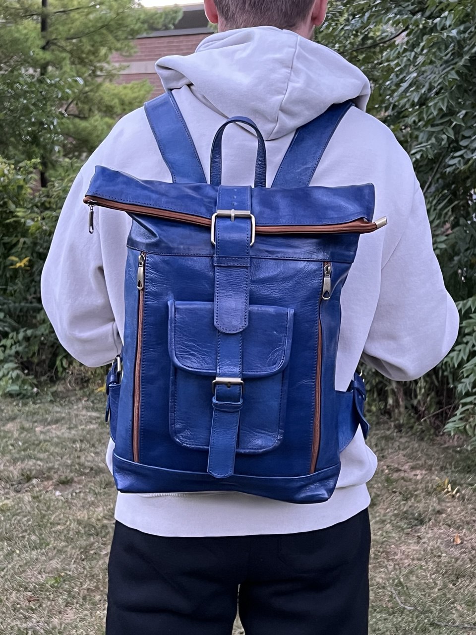 Alex Leather Backpack