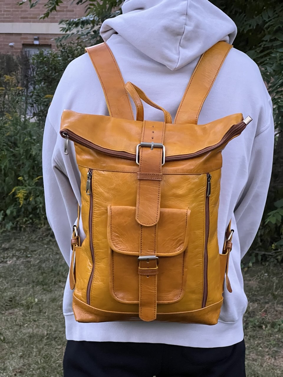 Alex Leather Backpack