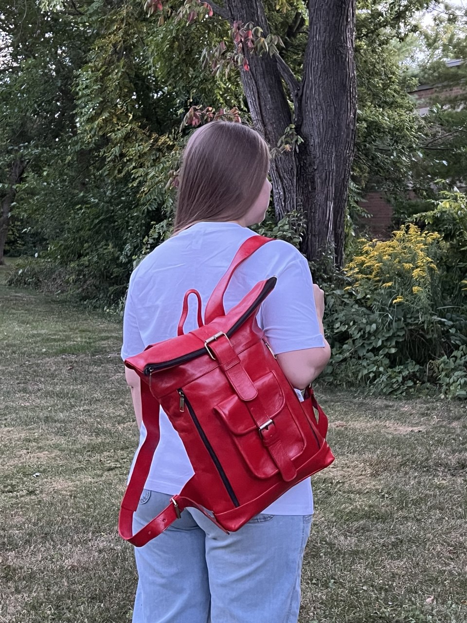 Alex Leather Backpack