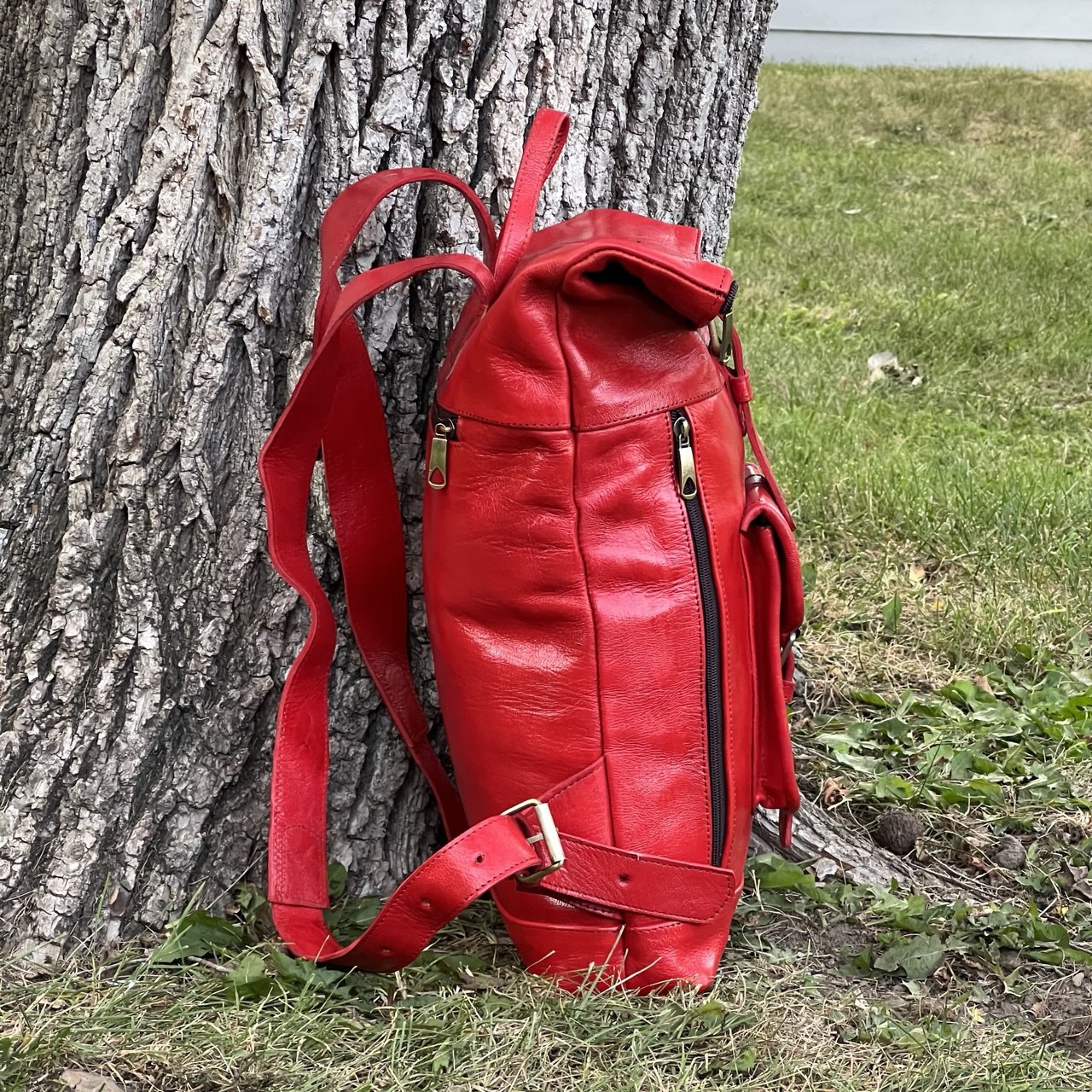 Alex Leather Backpack – ZoeyMuzeLeather