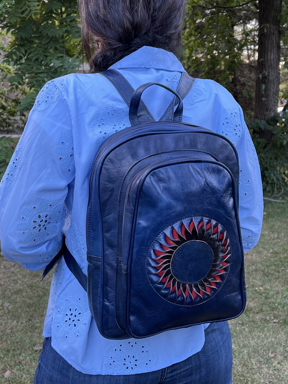 Riley Leather Backpack