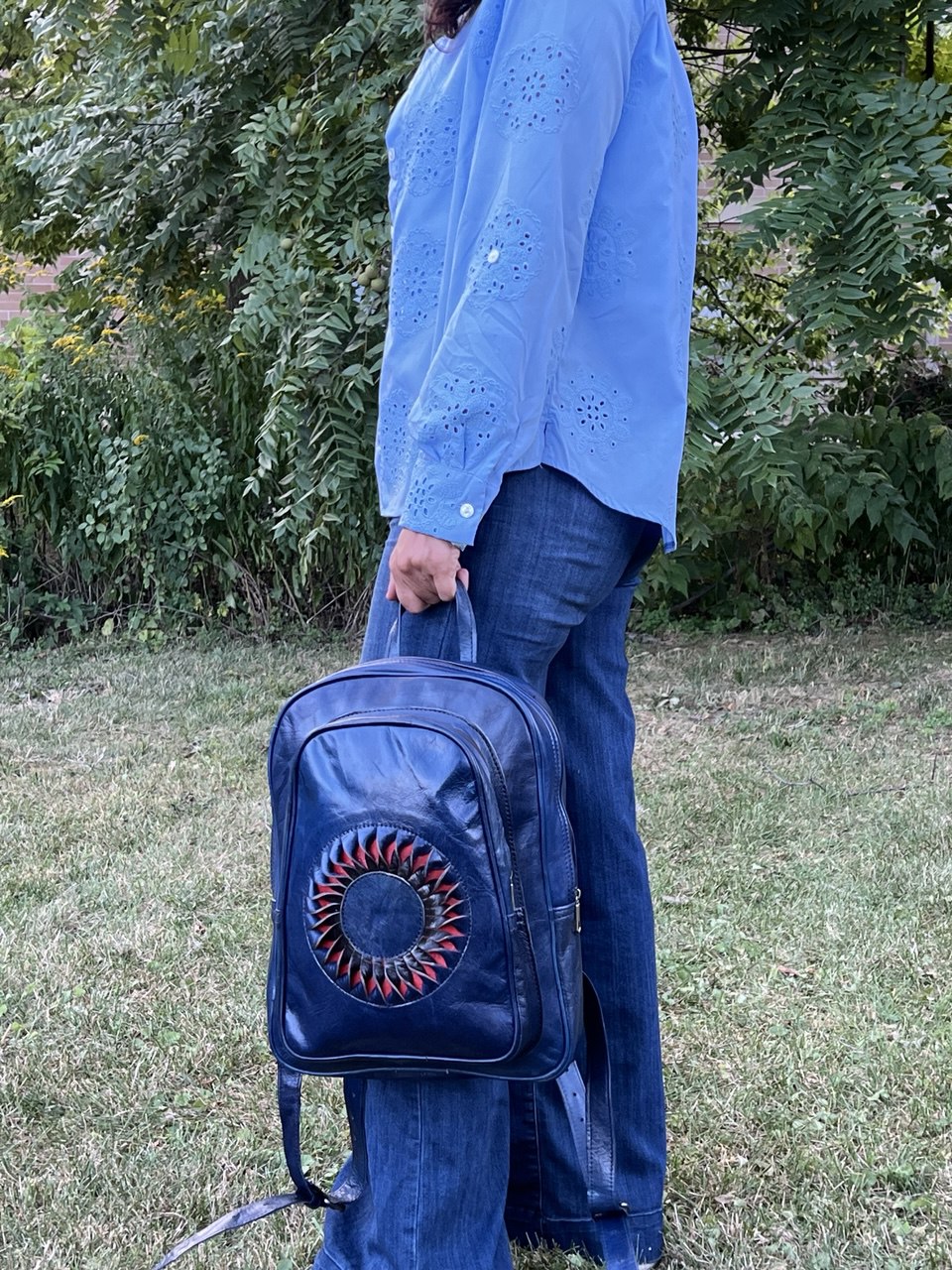 Riley Leather Backpack