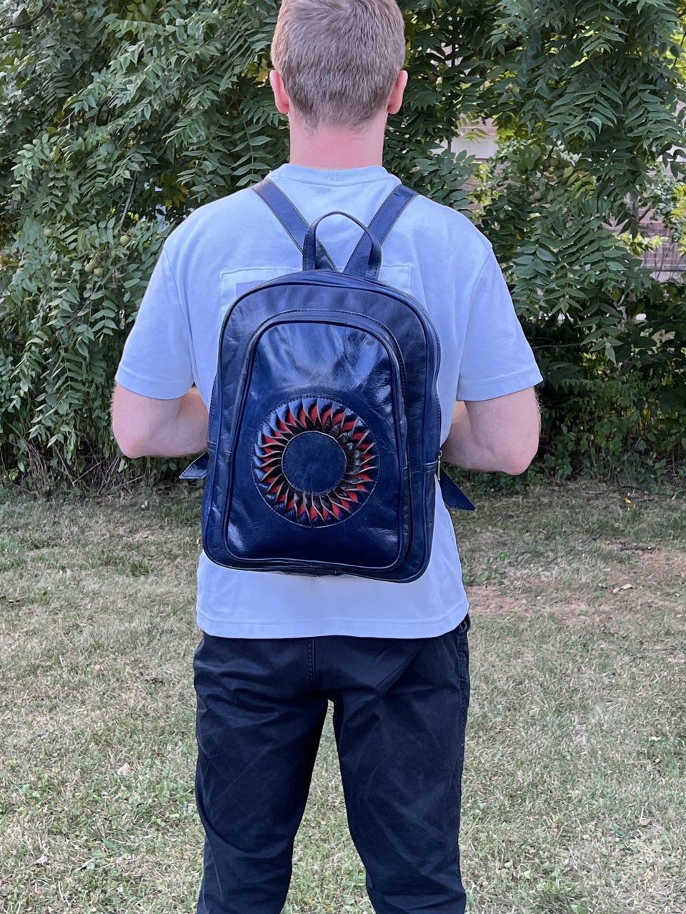 Riley Leather Backpack