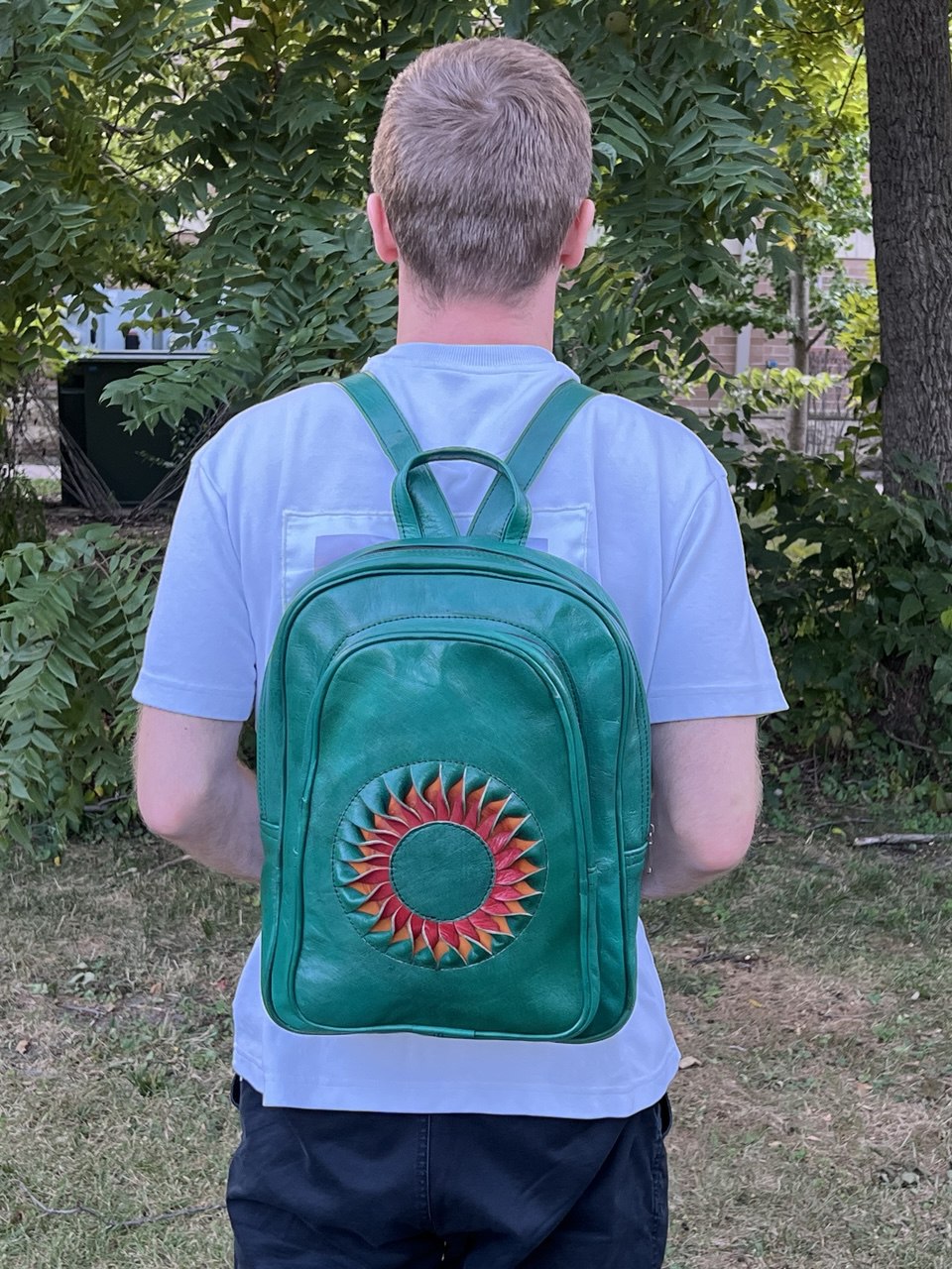 Riley Leather Backpack