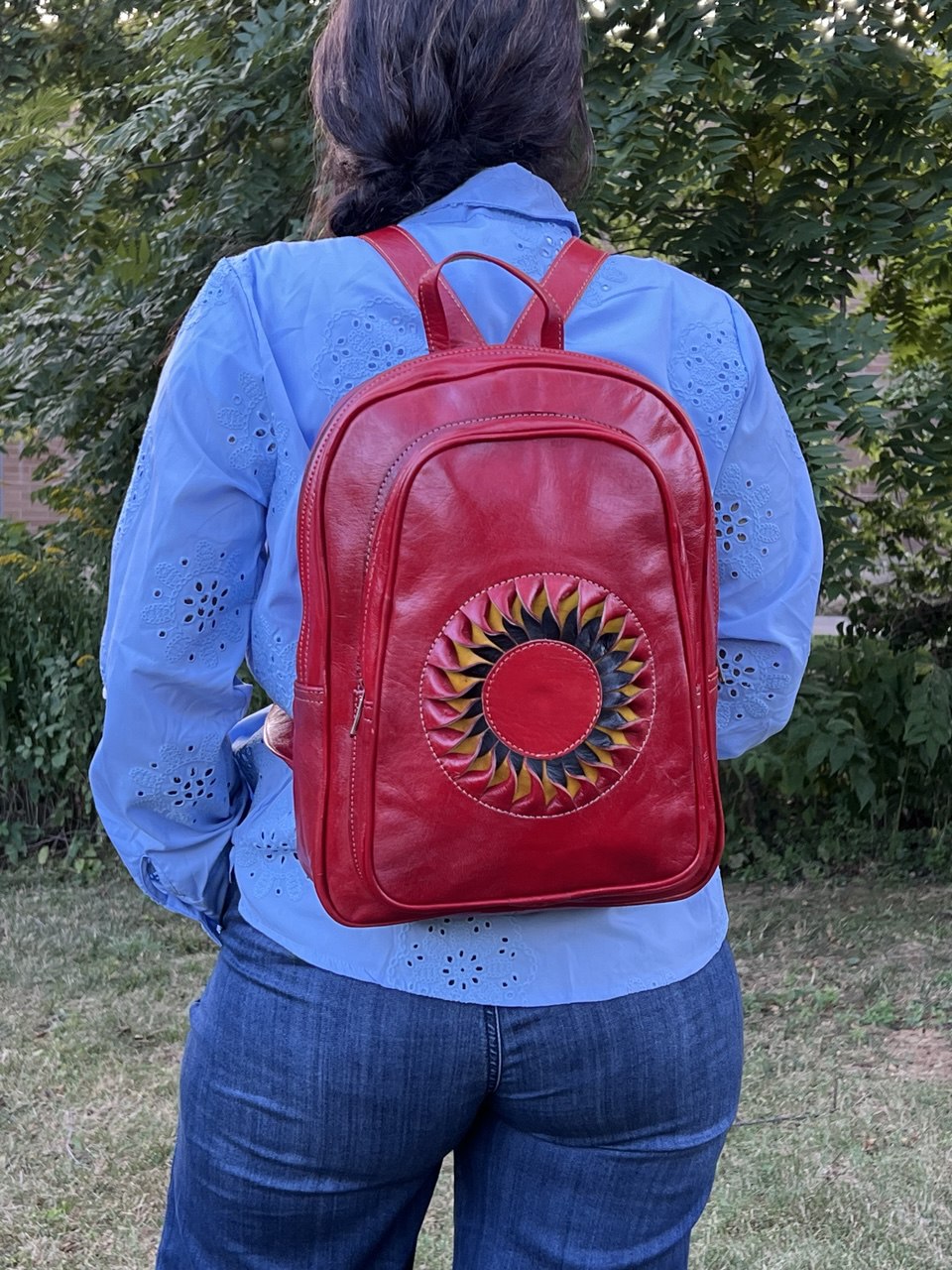 Riley Leather Backpack