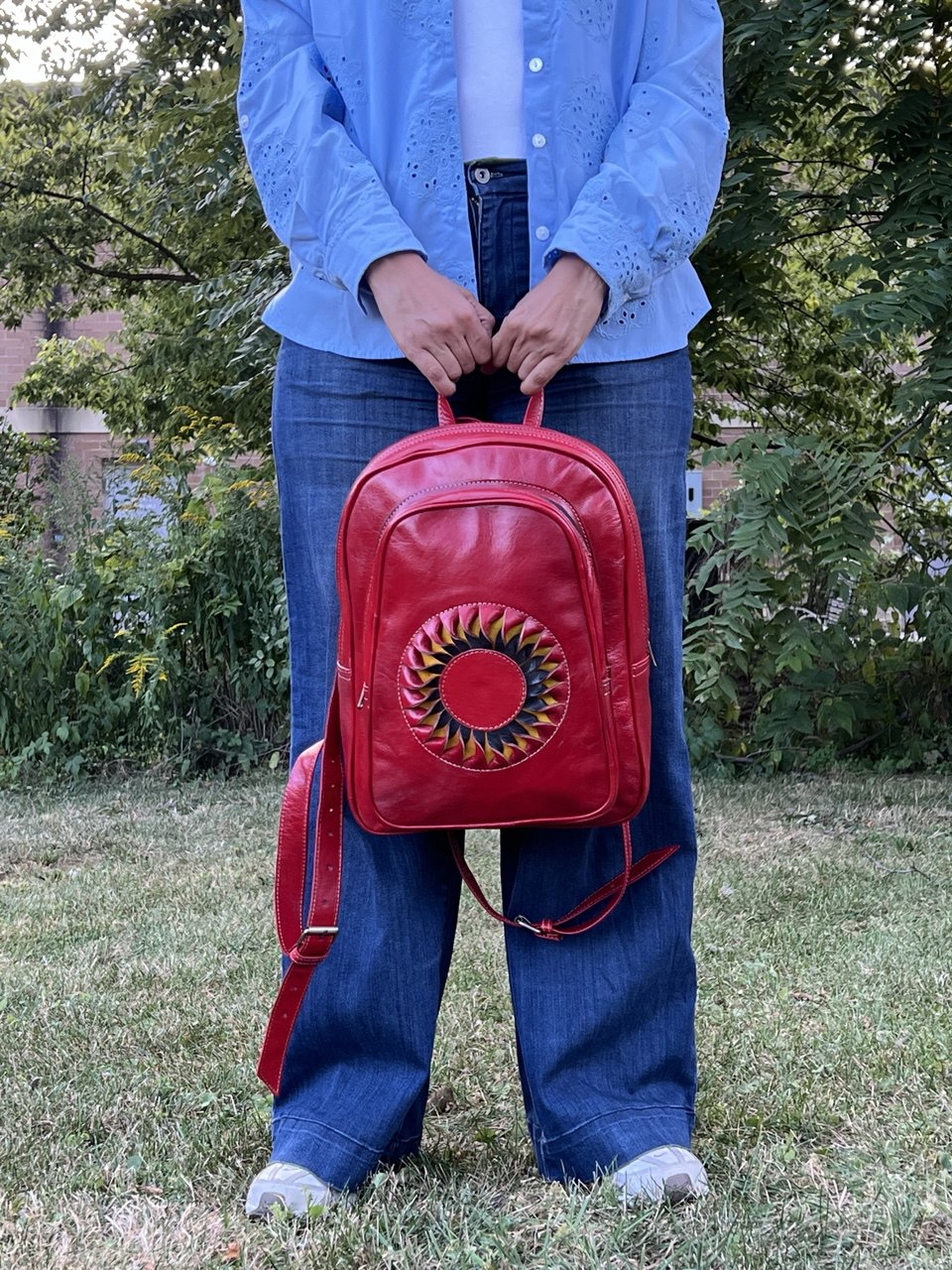 Riley Leather Backpack