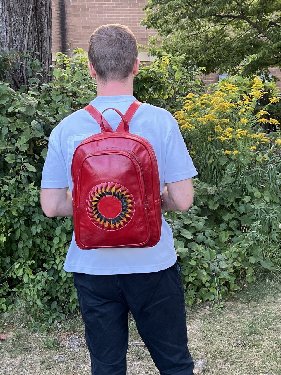 Riley Leather Backpack