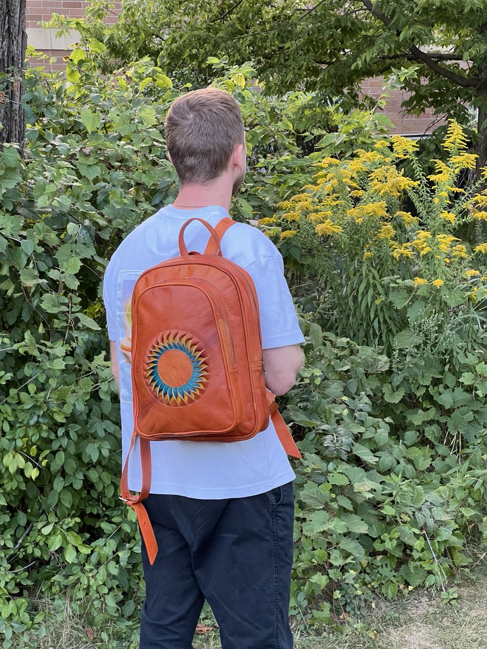 Riley Leather Backpack