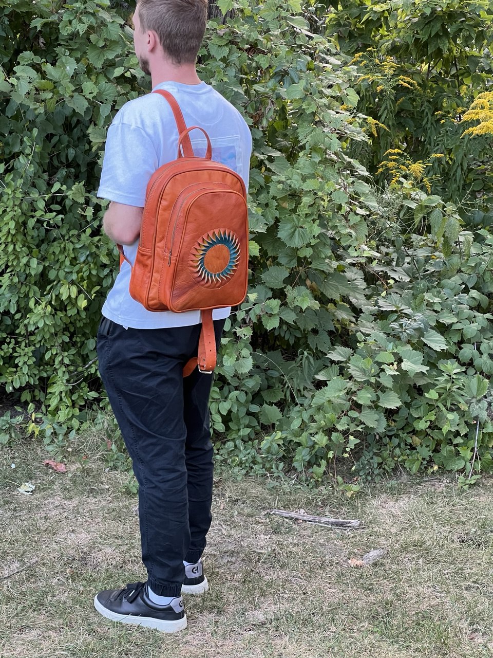 Riley Leather Backpack