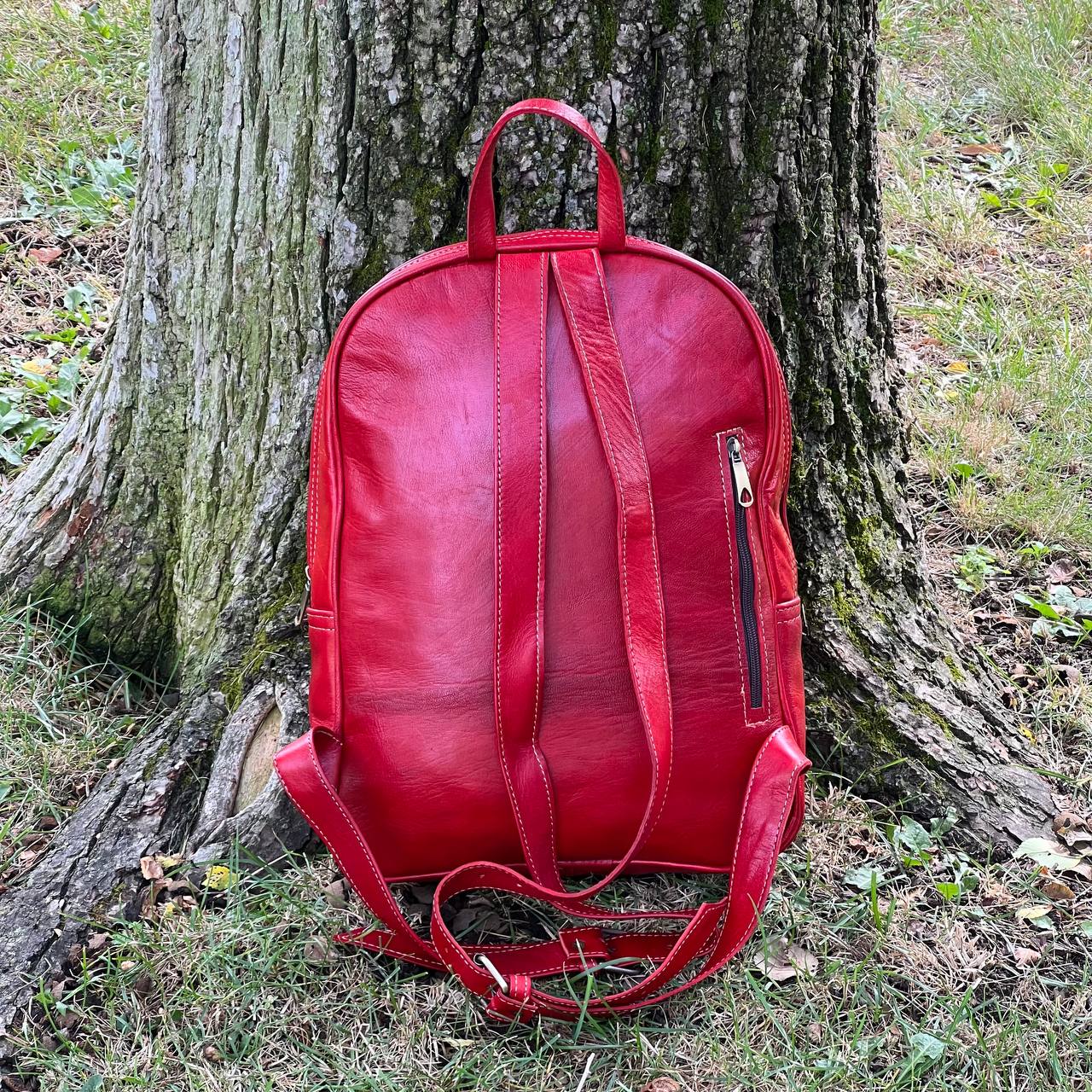 Riley Leather Backpack
