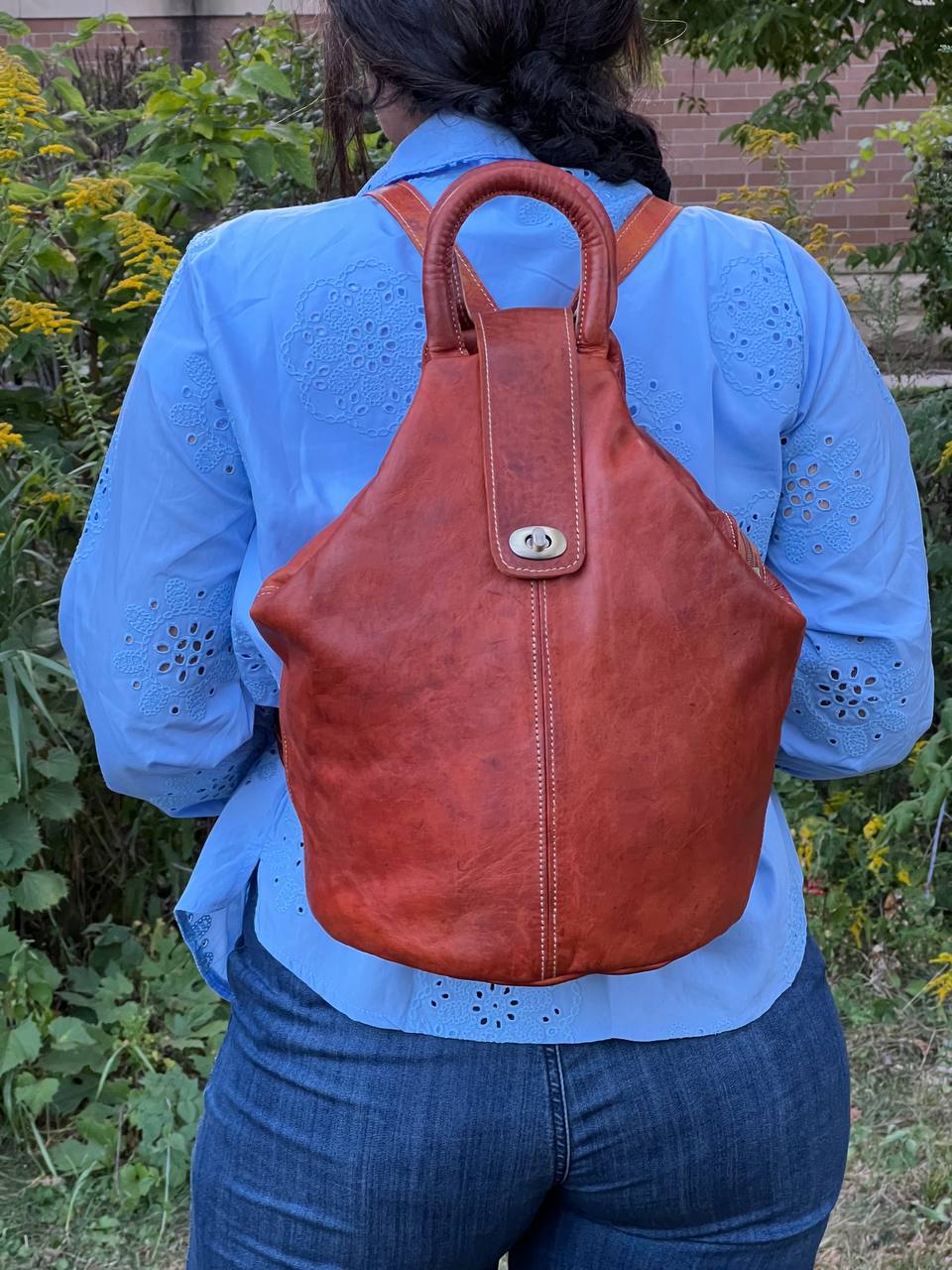 Avery Leather Backpack