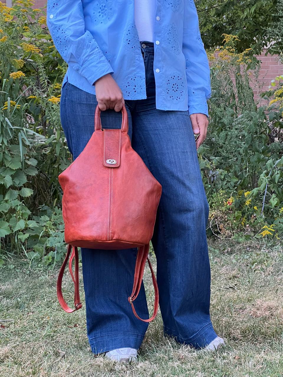 Avery Leather Backpack