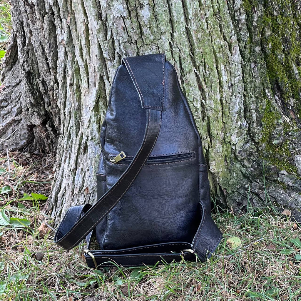 Alexis Leather Sling Crossbody Bag