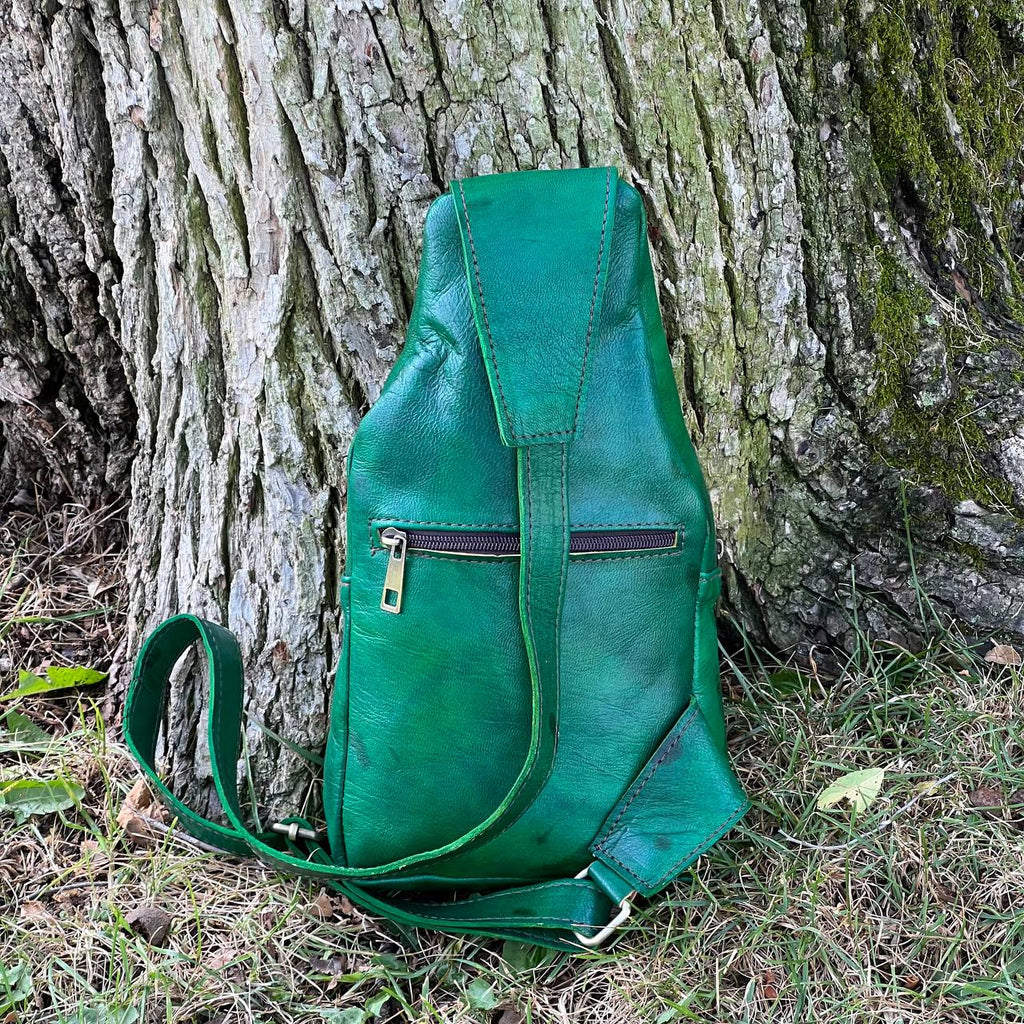 Alexis Leather Sling Crossbody Bag