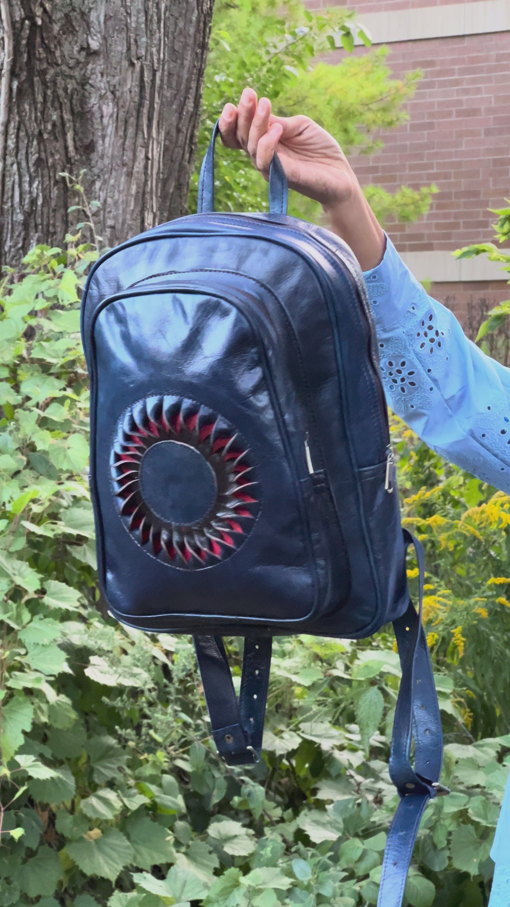 Riley Leather Backpack