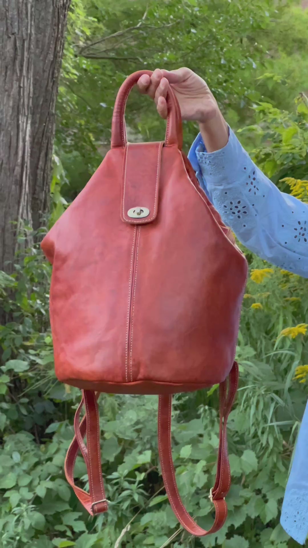 Avery Leather Backpack