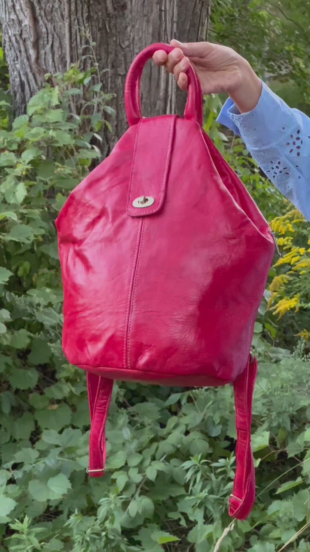 Avery Leather Backpack