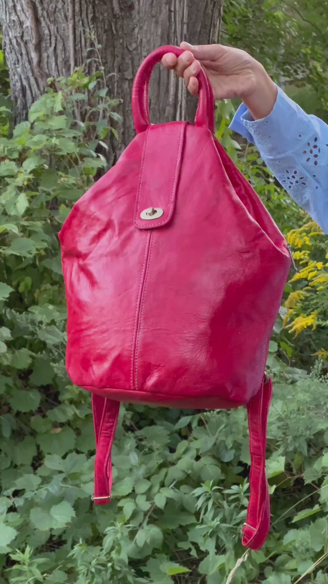 Avery Leather Backpack