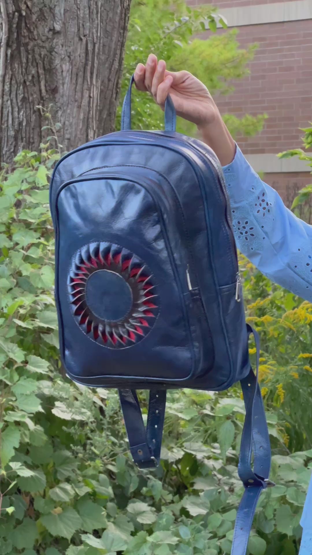 Riley Leather Backpack